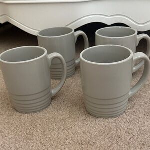 Martha Stewart Classic Gray Mug Set